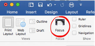 If you want a ruler that appears horizontally and vertically, first make sure you're working in the print layout view. Word For Mac Focus View For Reading Office Watch