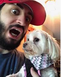 🌈🐾 Furangel Mellow B's World Beard Day Poem 🐾🌈 From the Rainbow Bridge,  I wag with pride, I see my hooman brother with love inside. His beard has  grown, so strong, so