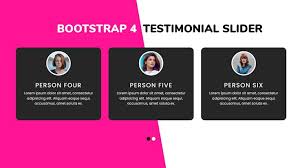 How To Create Testimonial Carousel Using Bootstrap 4 Testimonials Create Carousel