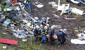 Plane with chapecoense brazilian professional football players reportedly crashes in colombia at around 10:15pm local time in cerro gordo after disappearing in the colombian airspace. Jet Carrying Chapecoense Football Team Crashed After Failings Caused By Human Error World News Express Co Uk