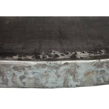 Zinc alloy mini table top grenade launcher grenadier bazooka collective toys. Round Iron Strap Coffee Table With Hammered Zinc Top