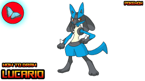 How To Draw Pokemon - Lucario Step By Step - Youtube