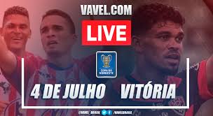 Tem que comer bastante para correr desse jeito. Gols E Melhores Momentos 4 De Julho 1 X 1 Vitoria Pela Copa Do Nordeste 10 04 2021 Vavel Brasil