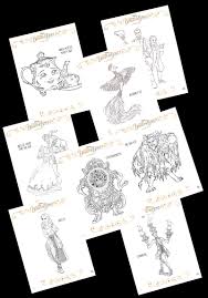 Beauty and the beast coloring pages 87. Beauty And The Beast Coloring Pages Desert Chica