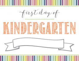 First day of kindergarten sign. Free First Day Of School Printable Sign Last Day Of School Printable Sign Frugal Mom Eh