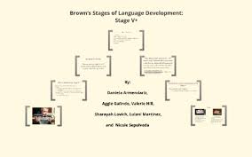 Browns Stages Of Language Development Stage 5 By Nicole