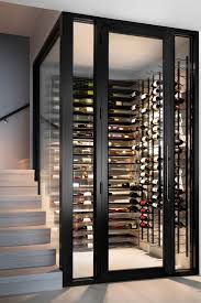 This door utilizes a classic eyebrow arch to accentuate the entrance to your wine room. 62 Glass Wine Cellar Fresh Sleek Modern Wine Storages