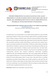 1 sumber data statistik perkawinan 2 definisi 3 indikator. Pdf Spektrum Perkahwinan Bawah Umur Ejpi 2020