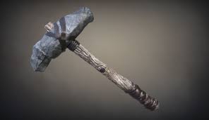 Axe Stone 3d Model 3d Model Stone Model