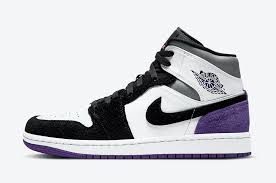 Air Jordan 1 Mid Se Purple 852542 105 Release Date Sbd