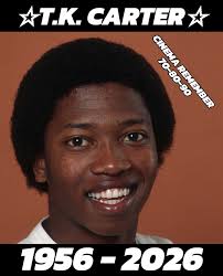 Sad news! Thomas Kent Carter (December 18, 1956