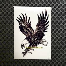 12+ amazing eagle hand tattoo designs and ideas. Hot Sale Flying Eagle Temporary Tattoo Women Men Large Body Chest Tattoo Sleeve Gb105 Wall Sticker Summer Henna Hawk Tatoo Taty Tattoo Koi Tattoo Clipcordtattoos Eagle Aliexpress