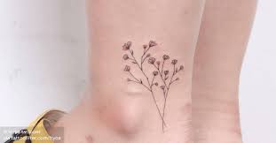Vector baby's breath flower illustration seamless repeat pattern. Baby S Breath Tattoo