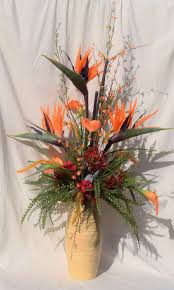Bird Of Paradise Silk Flower Arrangement Pin Cushion Protea Bird Of Paradise Tropical Silk Flower Arrangement Hydrang Hydrangea Flower Arrangements Unique Flower Arrangements Flower Arrangements
