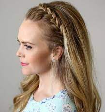 20 Different Braided Head Band Hairstyles Askhairstyles Braided Headband Hairstyle Preppy Hairstyles Lace Headband Braid