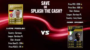 Create your own fifa 21 ultimate team squad with our squad builder and find player stats using our player database. Fifa 12 Save Or Splash The Cash Ep9 If Drogba Vs Podolski Youtube