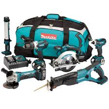 Makita Dk18027 18v Li Ion 6 Piece Kit Power Tool Kits Power Tools Makita