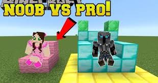 Minecraft Noob Vs Pro Build Battle Mini Game Youtube Mini Games Noob Minecraft