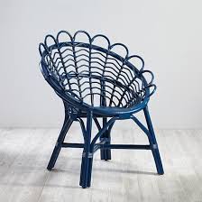 Antoinette Play Chair Navy Kids Chairs Play Chair Rattan Chair