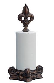 It can hold a paper towel up to 11 inches Fleur De Lis Living Pennell Top Freestanding Paper Towel Holder Reviews Wayfair
