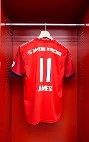 Alonso bayern bundesliga champions football germany hd k23 muller munich photoshop poster red robben thiago vidal wallpaper alaba kerimov23 k23dez lewandowski. Hd Wallpaper Red Fc Bayern Munchen James 11 Jersey Text Western Script Sport Wallpaper Flare