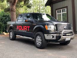 Goof proof sign, decal & logo packages for company pickup trucks. Car Truck Wrap Before After Pictures Vinyl Labs