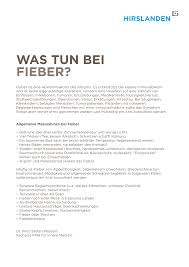 Bewährt sind bei fieber klare brühen, die dem körper ausreichend mineralien zuführen. Https Www Hirslanden Ch Content Dam Klinik Beau Site Downloads De Zentren Notfallstation Beau Site Notfallstation Was Tun Bei Fieber Pdf