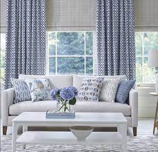 Gorgeous 85 Best Modern Farmhouse Living Room Curtains Decor Ideas Https Homespecial Blue And White Living Room Pattern Curtains Living Room Blue Living Room