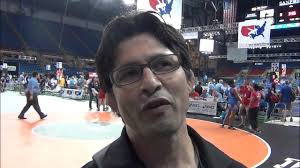 Jamestown coach Tony DeAnda at Cadet Women's Nationals in Fargo, N.D.