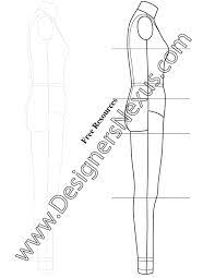 Pin On Technical Drawing Fashion Figure Templates