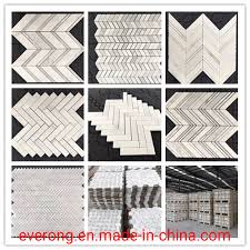 Backsplash tiles are used in kitchen backsplashes. China Mixed Marble Chevron Mosaic Tile For Kitchen Backsplash China Stone Mosaic Tile Marble Mosaic Pattern