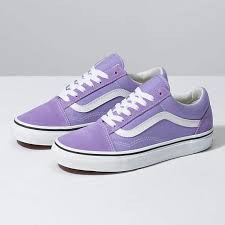 Old Skool Womens Shoes Wedges Purple Vans Sneakers