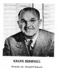 Queremos celebrar y homenajear a un gran hombre, al señor Ralph Hemphill,  quien fue un pionero e impulsor de la enseñanza por correspondencia. En el  año de 1920 Mr. Ralph Hemphill fundó
