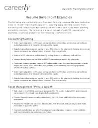 19 resume bullet point examples that