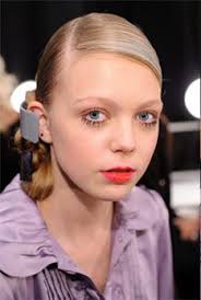 Backstage at Cynthia Rowley!