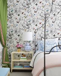 Birds And Butterflies Wallpaper Uk F Schumacher Birds Butterflies Wallpaper Whimsical Bedroom Brighter Bedroom Interior Design