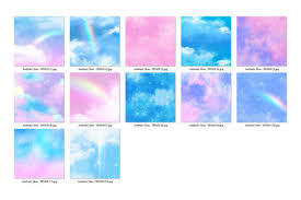 We bring the best possible tools for improving your creativity and productivity. Aesthetic Sky Backgrounds Blue Pink Graphic By Sabina Leja Creative Fabrica