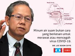 26 eylül 1959 doğumlu) malezyalı bir politikacıdır. Dr Lee Rubbishes Health Minister S Claim That Drinking Warm Water Can Help Prevent Covid 19 Malaysia Malay Mail