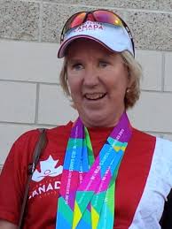 Staff Sergeant Cathy Gillespie and PC Jeff Frouws had an opportunity to  congratulate Special Olympic Athlete;Cathy Smith. Cathy travelled with her  coach, Kathy McCarroll to Los Angeles to compete at the Special