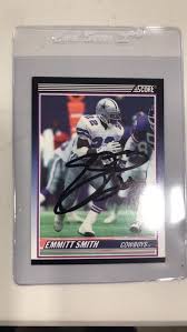 Amazon.Com: Authentic 1990 Pro Set Football Rookie Card #685 Emmitt Smith  Dallas Cowboys : Sports & Outdoors
