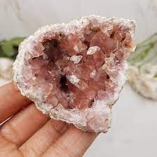 Rare Rose Toned Quartz Geode Half Cluster Pink Amethyst Crystal Valentine S Wedding Anniversary Gift Pink Amethyst Amethyst Crystal Crystals And Gemstones