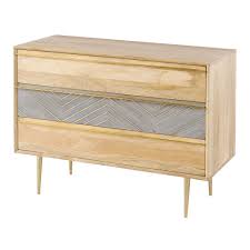 Kommode Mit 3 Schubladen Aus Massivem Mangoholz Maisons Du Monde Mangoholz Schubladen Kommode