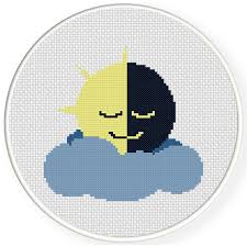 If you want to help out, then consider supporting me on patreon. Charts Club Members Only Mr Sun And Moon Cross Stitch Pattern Daily Cross Stitch