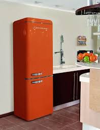 Kitchen With Orange Schaub Lorenz Fridge Nice Koelkast Oranje Art Deco
