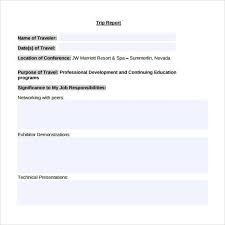 Sales Trip Report Template Word 7 Templates Example Templates Example Report Template Best Templates Travel Report