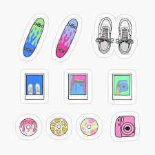 indie aesthetic pack sticker by pastel paletted pop stickers print stickers cool stickers