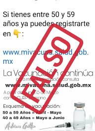 Vacunarse protege tu salud y la de los demás, porque evita o restringe la diseminación del virus, resguardando las vidas de quienes más quieres. Falsa La Vacunacion Contra El Covid 19 Para Adultos De 50 A 59 Anos Queretaro