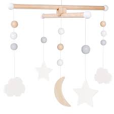 Der oberstoff ist aus feinem cord. Jabadabado Mobile Wolke Sterne Mond Online Kaufen Emil Paula Kids