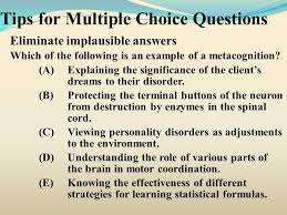 Tips For Multiple Choice Questions Ppt Download