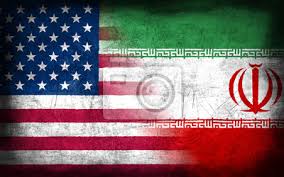 Browse and download hd iran flag png images with transparent background for free. Usa Und Iran Flagge Mit Grunge Metall Textur Fototapete Fototapeten Blazonry Autonomie American Flag Myloview De